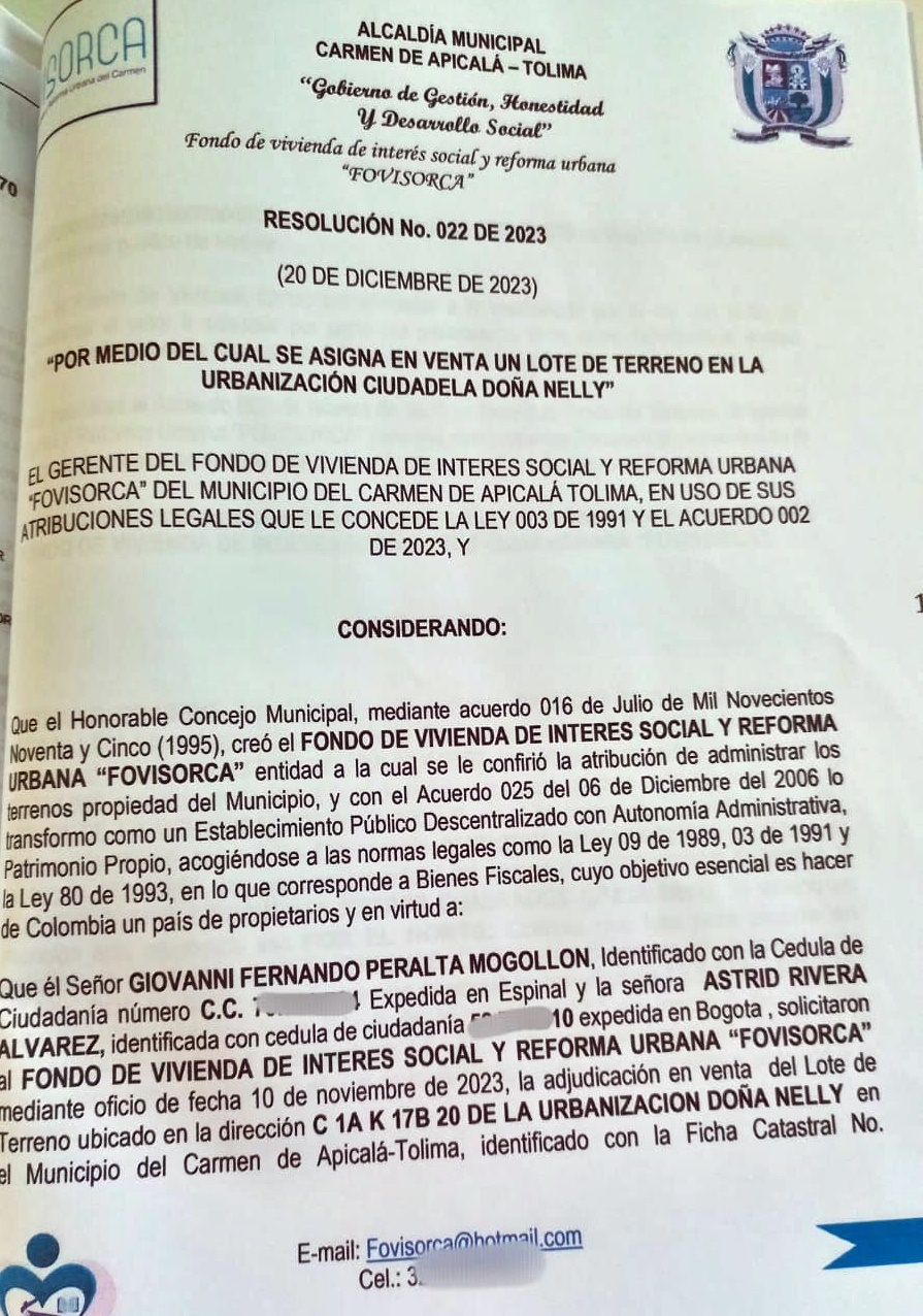 lotes irregulares
