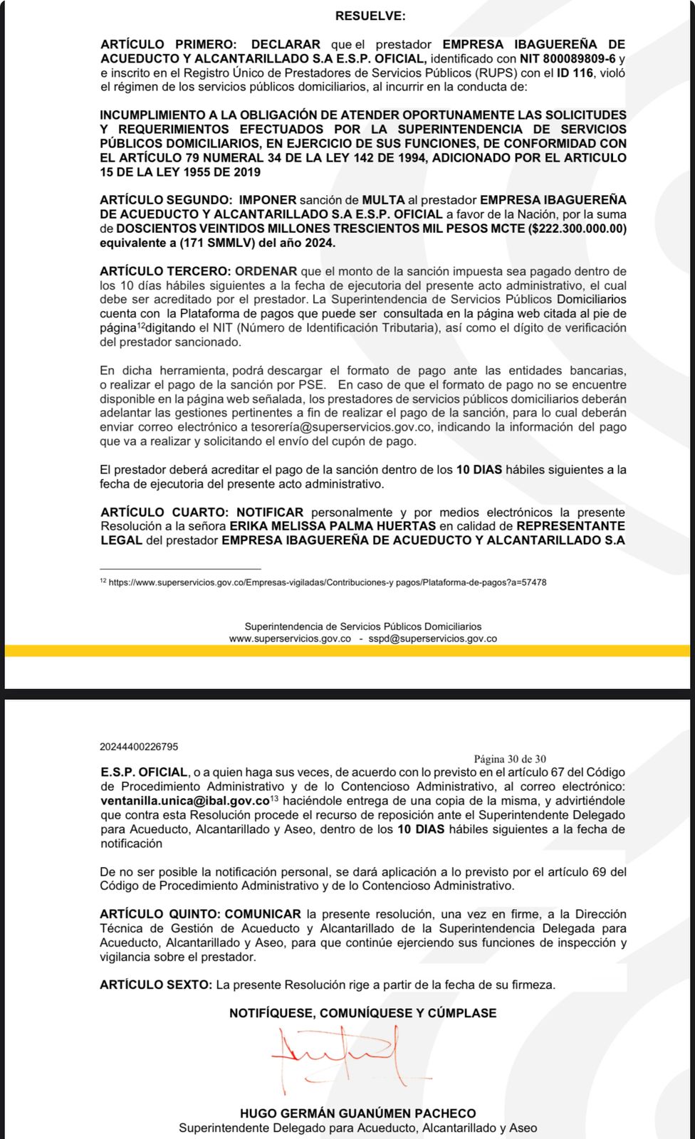 resuelve
