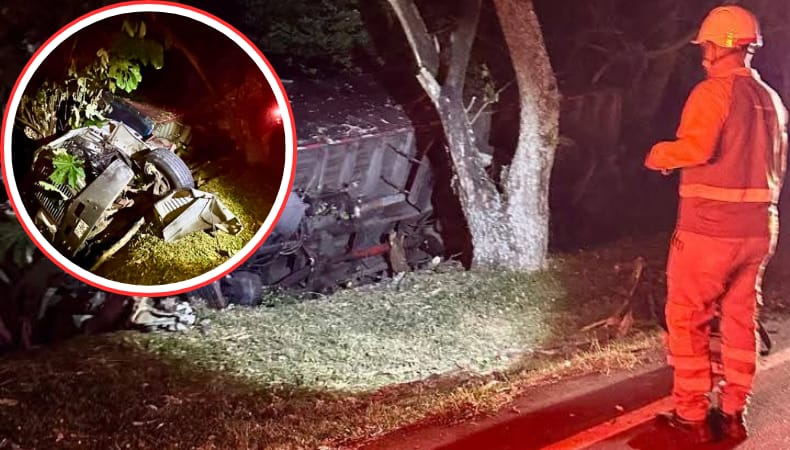 accidente volcado car