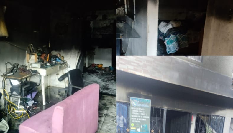 El incendio total