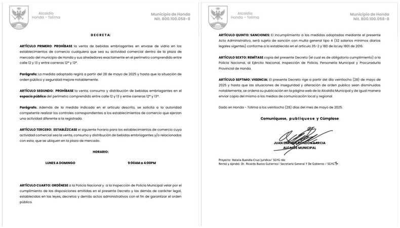 Decreto honda