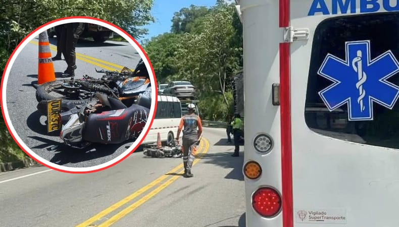 moto accidente