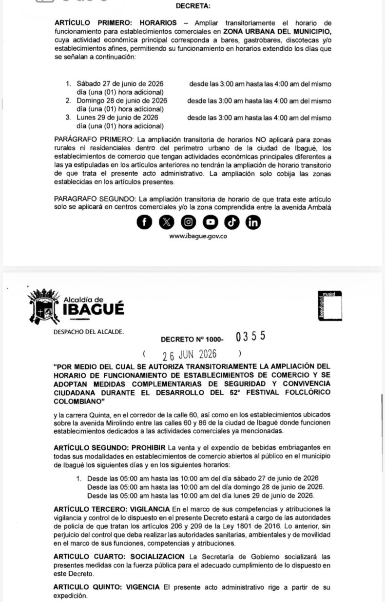 decreto horario