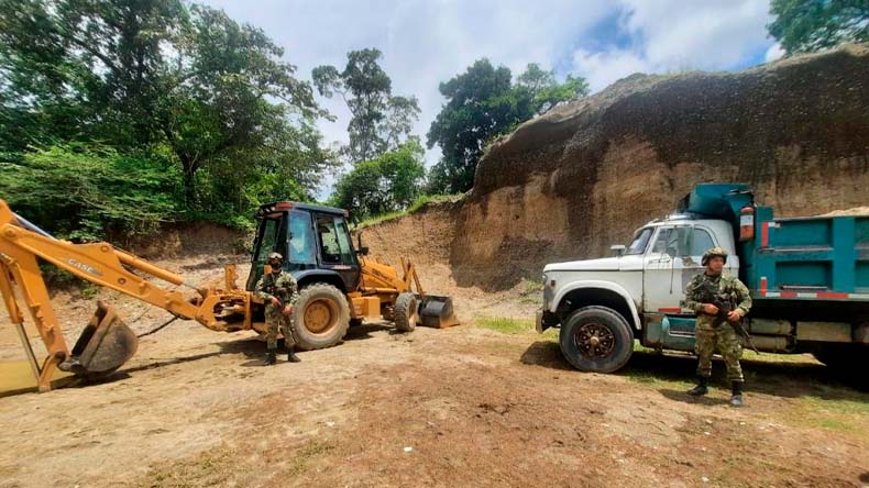 Cortolima minerai ilegal
