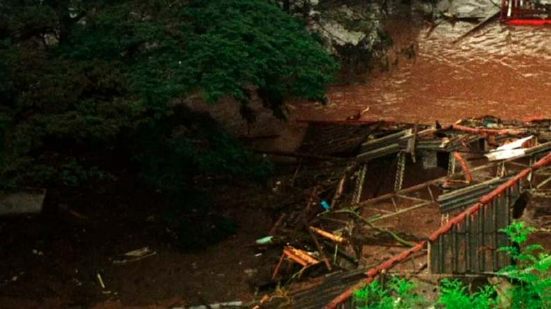 Se desbordo quebrada en antioquia