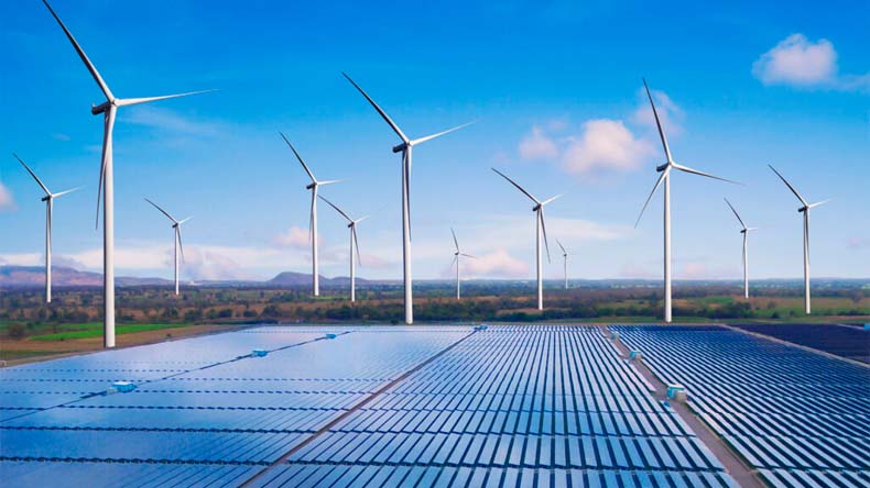 Paneles solares evento