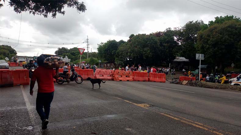 Protesta ANI en el Guamo