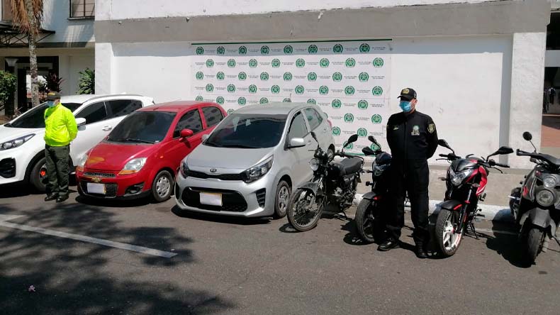 Vehiculos recuperados Ibague