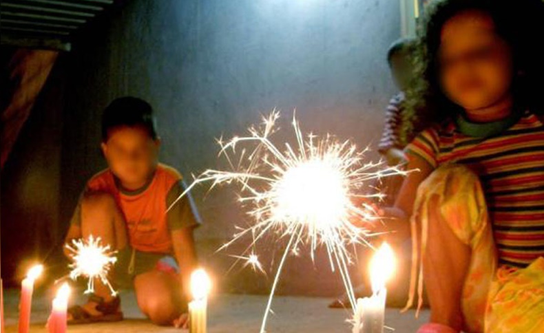 Niños con polvora