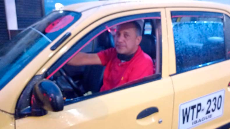 Taxista parto Ibague