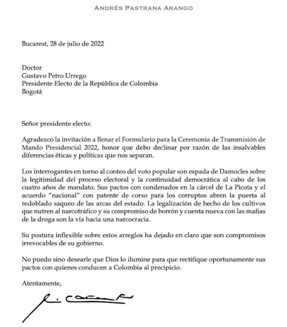 Carta Pastrana