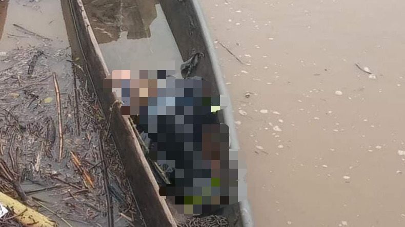 Muerto río Magdalena pescador 