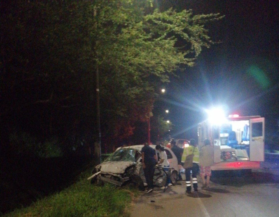 accidente dentro