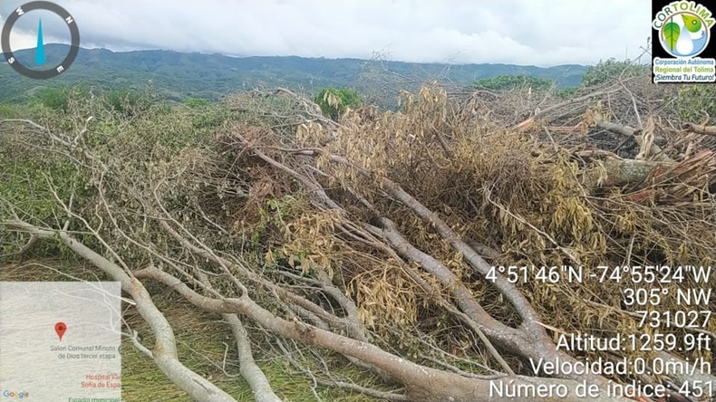 Maquina amarilla dentro