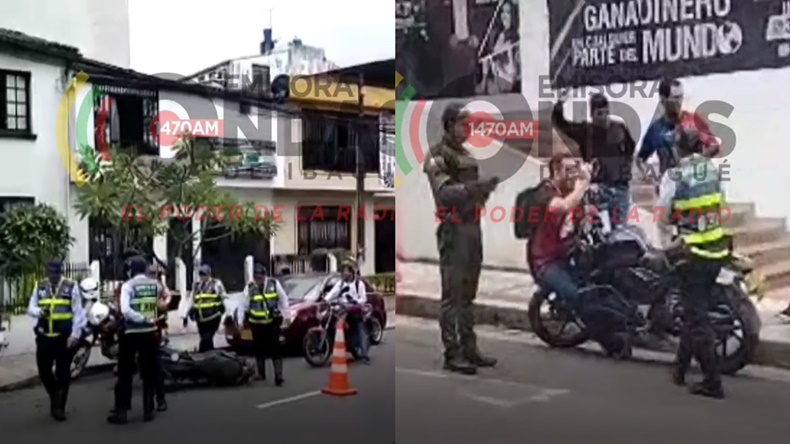 Moto denuncia ondas
