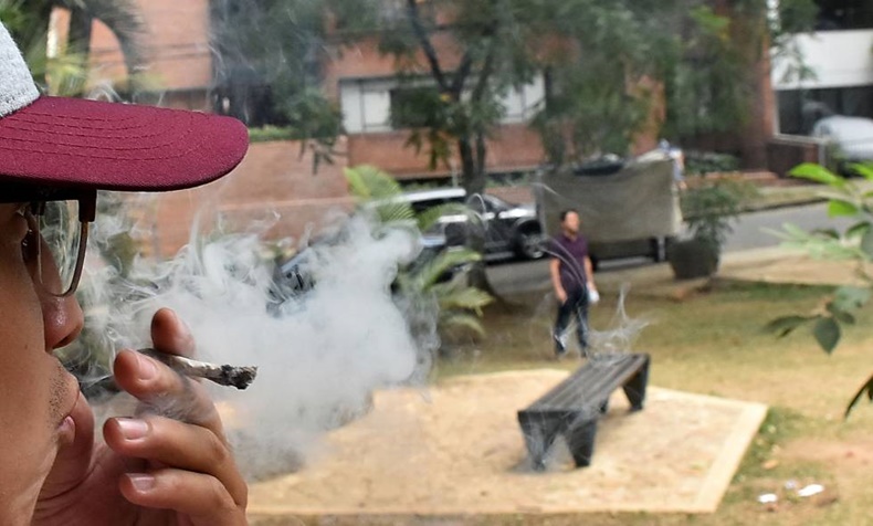 consumo de drogas en parques