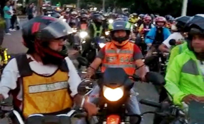 marcha motociclistas