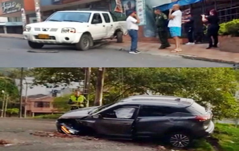 Carros chocados