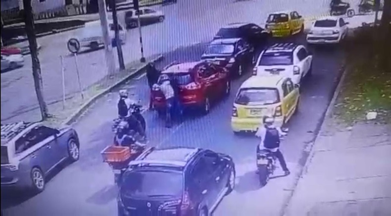 Foto del robo