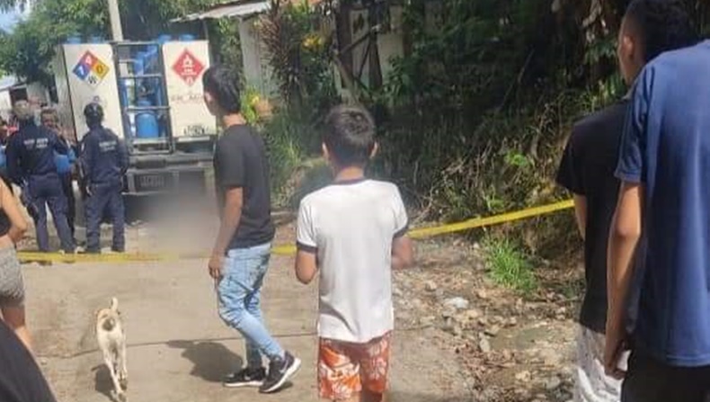 Niño aplastado