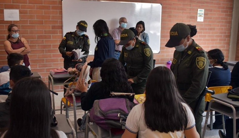 armas y drogas en colegios