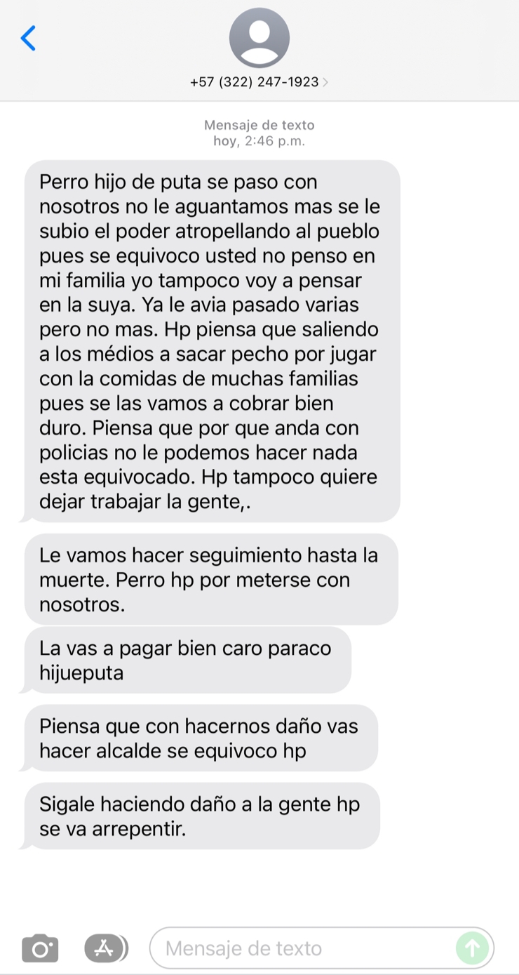 amenazas