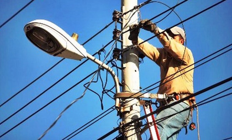 trabajadores de luz