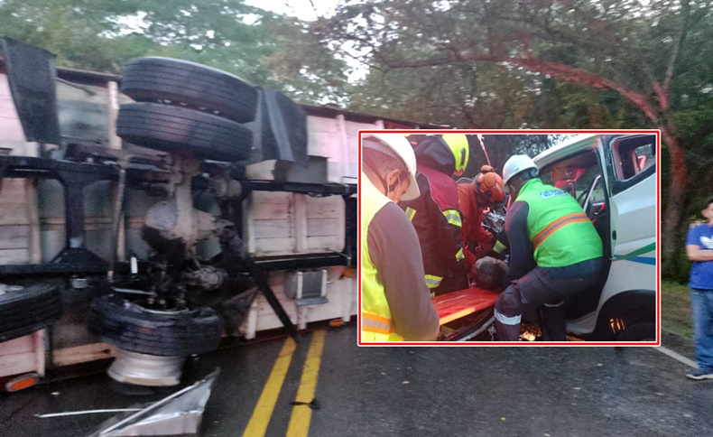 Accidente mula