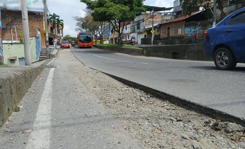 calles dañadas