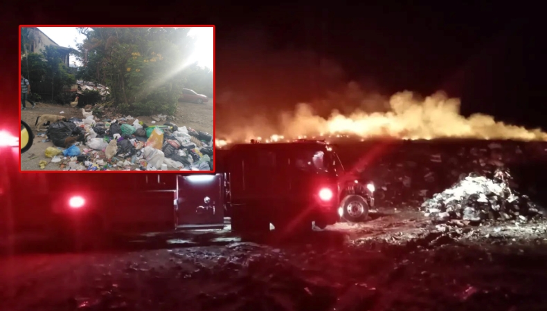 incendio en la miel