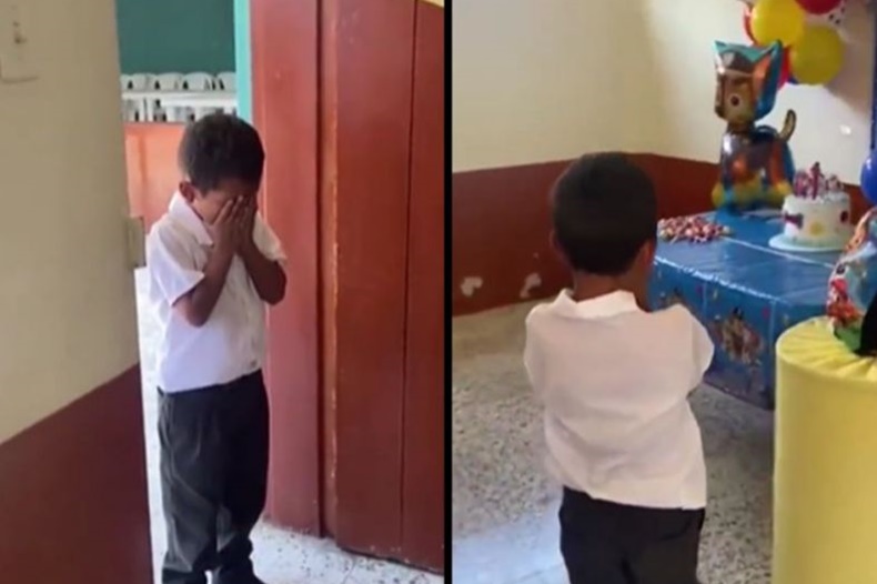 niño llorando