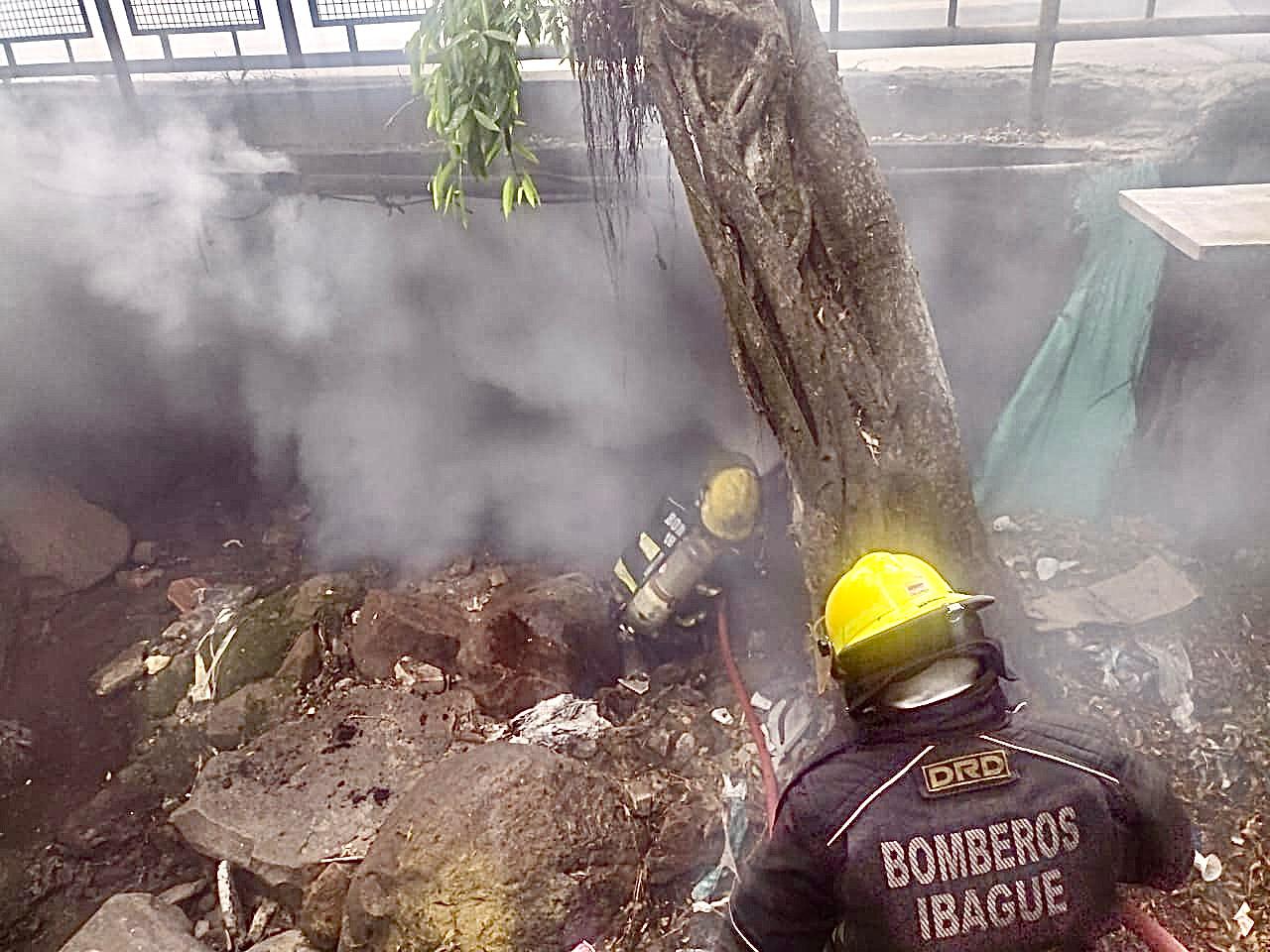 incendio de llanta