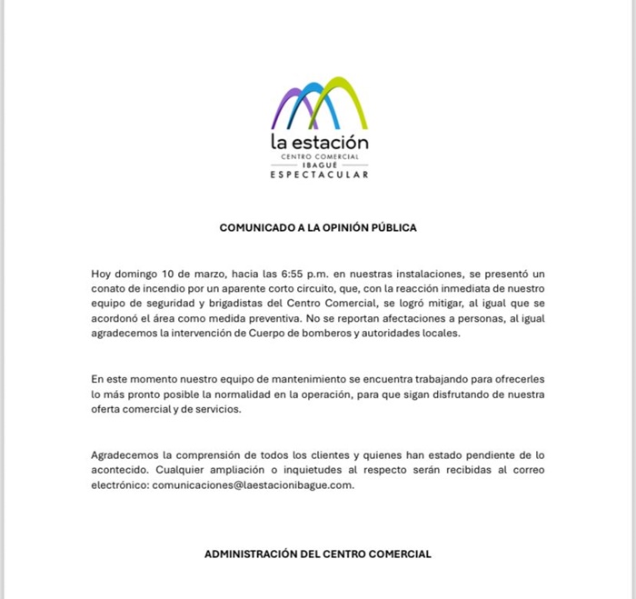 Estación comunicado