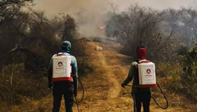 Incendio en Nata