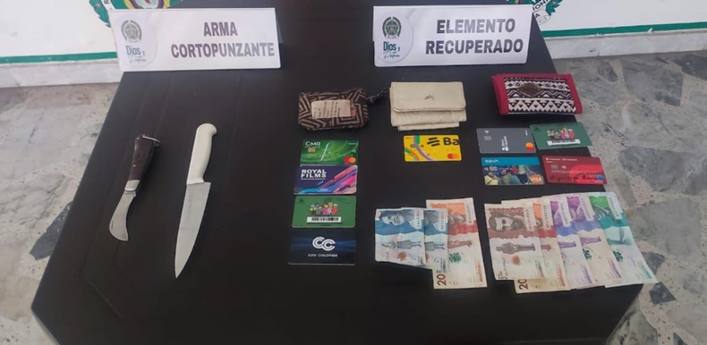 Lo que cogieron