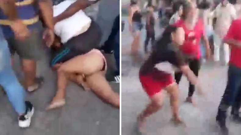 Riña entre mujeres de El Espinal