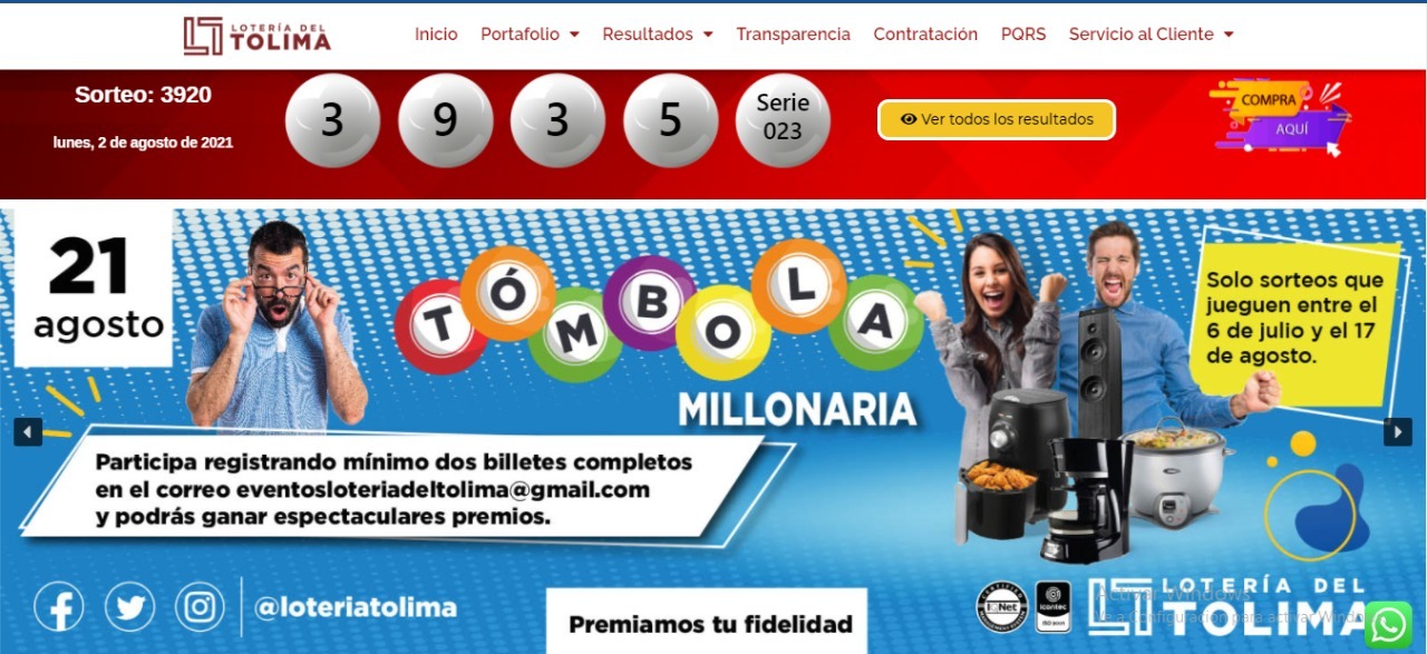 Lotería Tombola 2