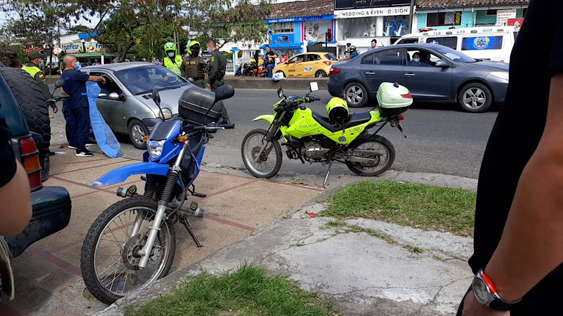 Murió calle 44