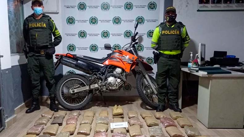 50 kilos de marihuana Ibague