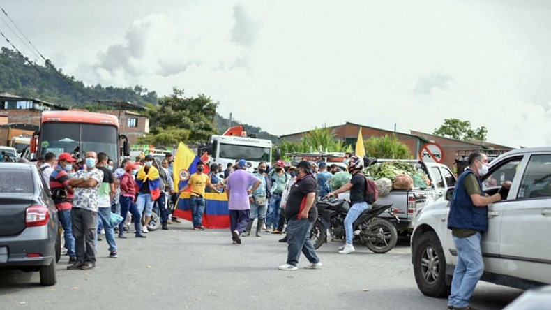 Bloqueos paro 14 07