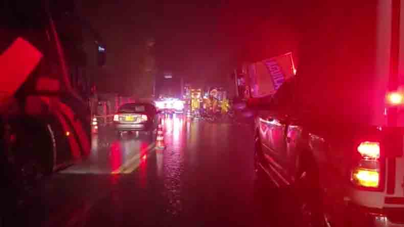 Accidente camion cerveza